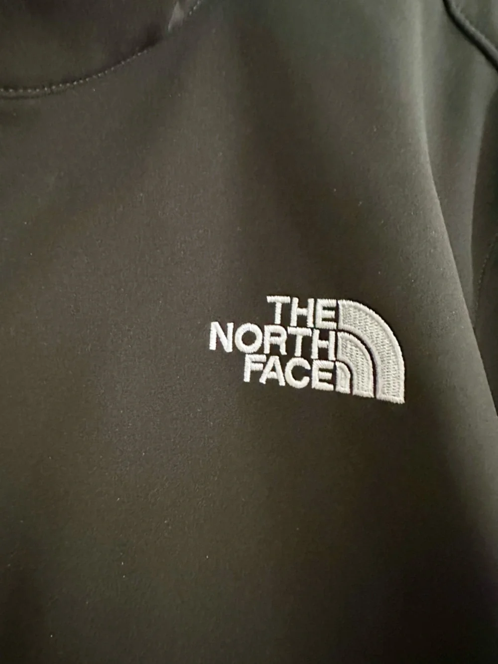 Men’s The North Face Apex Bionic Softshell Jacket Black L Windproof Fleece Lined